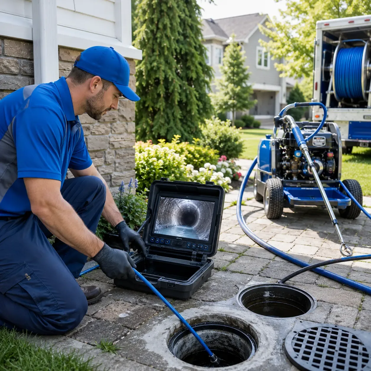 Outdoor drain cleaning professionals serving Salina, PA